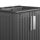 Modway Augusta 24" Bathroom Vanity - Grey/Black-8