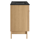 Modway Render 30" Bathroom Vanity - Oak/Black-Integrated Countertop