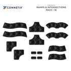 Connetix Roads Ramps & Intersections Pack - 16 Pieces-Encouraging creativity and imagination, children are exposed to STEAM learning concepts like magnetism, gravity, force and more, all while they play
