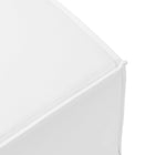 Modway Saybrook Outdoor Patio Upholstered Sectional Sofa Ottoman - White-Non-Marking Foot Caps