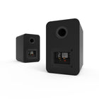 Kanto YUP4 Passive 4" Bookshelf Speakers with 1" Silk Dome Tweeter and 4" Kevlar Woofer - Black-86 dB Speaker Sensitivity
