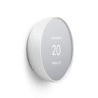 Google Nest Thermostat - Snow-You can change the temperature, adjust your schedule, and more from the free Google Home app. Remote control and mobile notifications require working Internet and Wi-Fi. Voice control requires a compatible device