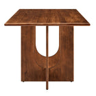 Modway Rivian Rectangular 70" Wood Dining Table - Walnut-Assembly Required