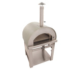 Kucht Venice Outdoor Wood‑Fired Pizza Oven - Stainless Steel-Wood Fired 