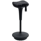 Vinsetto Backless Adjustable Wobble Stool Chair - Black-Backless design promotes active sitting and proper posture, engaging core muscles for a healthier back