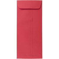 JAM Paper #10 Policy Envelopes, 4 1/8 x 9.5, Brite Hue Red Recycled, 1000 Pack (25048B)-Christmas red