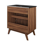 Modway Soma 30" Bathroom Vanity - Walnut/Black-8