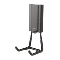 Gator Magnetics 2.5" MIDI Open Magnetic Hook - 25 lb Capacity - Black-Holds a load of up to 25 lbs. on thin steel surfaces. It is tested for its shear strength at a 90° angle load capacity. This is how a hook should work instead of your tool sliding down the steel surface, falling to the floor.