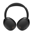 Edifier - Écouteurs circum-auriculaires sans fil WH950NB, audio Hi-Res, conception légère et pliable avec recharge rapide – Noir-Utilise six microphones intégrés pour garantir des appels vocaux clairs. Combinés au processeur audio, ces micros ciblent votre voix, réduisent les bruits de fond et suppriment le bruit du vent—offrant une clarté exceptionnelle pour les conversations qui comptent vraiment