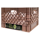 Modern Homes Milk Crate - 24 qt - Nude Pink-Generous storage volume for linens, toys, or seasonal items