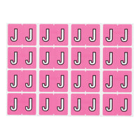 Pendaflex A-Z Lilac End Tab Filing Labels - J - 240 Pack-Compatible with DataFile L8701 series labels