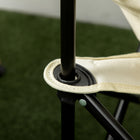 Outsunny Lightweight Camping Chair for Adults-Non-slip foot pads keep the folding chair stable and safe  