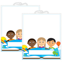 Ashley Productions Multicultural File Buddy Storage Bag - 10.5" x 12.5" - 2 Packs of 6-Extra strong and durable storage bags