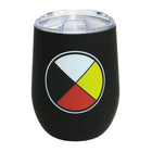 Oscardo Medicine Wheel Art Tumbler-Authentic Indigenous art tumblers by Oscardo featuring designs from First Nations, Inuit, and Métis artists across Canada