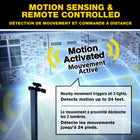 Bell+Howell Bionic Floodlight Solar Powered Motion Activated Light - 500 Lumen - Black-5