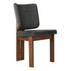 Modway Alba Armless Upholstered Dining Chairs - Charcoal - 2 Pack-6