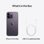 Apple iPhone 14 Pro Max 6.7" Super Retina XDR - 128 GB - Deep Purple - Bell and Virgin Plus-iOS 16 offers even more ways to personalize, communicate and share