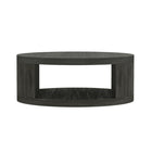 Manhattan Comfort Alure 36" Contemporary Round Coffee Table - Charcoal-Round coffee table design with clean, modern profile