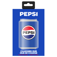 Orbit Pepsi 3 Port Charging Hub -3 ports: 2 USB-A & 1 USB-C