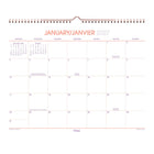 Mead 2027 Colour Pop Wall Calendar - 12" x 15" - Bilingual-Page size: 11-7/8" H x 14-7/8" W
