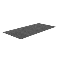 Edgewood Harbour Point Indoor/Outdoor Berber Mat - 39" x 20' - Grey-Perfect for lobbies, secondary entrances, hallways, residences