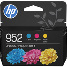 HP 952 Cyan, Magenta & Yellow Original Ink Cartridges, 3/Pack (N9K27AN)-HP 952 ink cartridges work with: HP OfficeJet Pro 7720, 7730, 7740, 8210, 8216, 8702, 8710, 8715, 8720, 8725, 8730, 8740