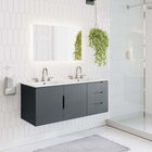Modway Vitality 48" Double Sink Bathroom Vanity - Grey/White-MDF and Particleboard Construction