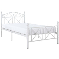 Modway Cottage Twin Bed - White-Ideal for a country or urban décor