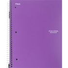 Five Star 3-Subject Premium Notebook With Perforated Pages - 11" x 8-1/2" - Assorted Colours - 150 Sheets-150 Sheets hold notes for 3 different subjects or projects