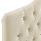 Modway Annabel Premium Linen Blend King Headboard - Linen-7