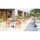 Zuo Iska Dining Chair - Natural - Set of 2-Dimensions: 19.9" L x 17.7" W x 31.5" H