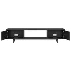 Hudson&Canal Lucien TV Stand for TV's up to 78" - Black Grain-Clean with a soft, dry cloth and no harsh chemicals or abrasive cleaning materials