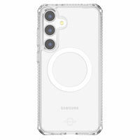 ITSKINS Hybrid_R Clear Case Compatible with MagSafe for Galaxy S25 - Transparent-3M / 10FT drop tested