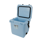 RovR CoolR 25 Quart Hard Cooler with Shoulder Strap - South Pacific-DualSpout Plug makes draining simple and secure