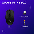Logitech G305 Lightspeed Wireless Gaming Mouse - Black-9