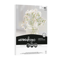 Astrodesigns 65lb Cover Paper - 8.5" W x 11" H - Bright White - 50 Pack-Basis Weight: 65 lb./176 gsm