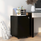 Vinsetto Steel Letter/A4/Legal Filing Cabinet - Black-A removable pencil tray to store rubbers, pens and other small items
