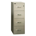 Gardex Classic 25 Fire-Resistant File, 4-Drawer, Vertical, Legal, Beige, 54H x 19 3/4W x 25D (GXGF-25-4-BE)-UL-certified fire resistant vertical 4-drawer 25"D, legal