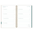 Mead 2027 Small Weekly/ Monthly Planner - 8-1/2" x 6" - Art Nouveau - Bilingual-Page size: 8-1/2" H X 5-1/2" W
