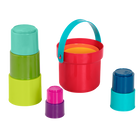 Battat Stack Up Cups-A Colourful Classic: Stack 'em up, knock 'em down, splash around, or build a sandcastle – a classic toy set for any playful occasion