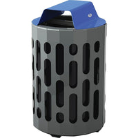 Frost Stingray 42 Gallons Waste Receptacle - Blue-Capacity - 42 US gal.