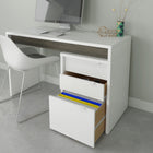 Nexera Multi-Purpose Storage Office Storage And Filling Cabinet - White-Can be paired with Chrono Reversible Desk Panel to create a desk set