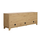 Manhattan Comfort Sheridan 62.99" Mid-Century Modern TV Stand - Nature-Home Assembly Required. All Hardware Included