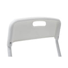CB Office Tactic Multi-Purpose Armless Stacking Chairs - White - 4 Pack-Plastic floor glides