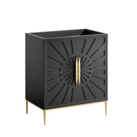 Modway Awaken 30" Bathroom Vanity Cabinet - Black-Modern Bathroom Vanity Cabinet