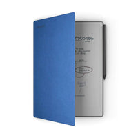 reMarkable Mosaic Weave Book Folio for Paper Pro Tablets - Cobalt-A richly textured and tightly-woven fabric made from recycled polyester for a more sustainable and durable choice