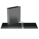 Davis Group Easyview Premium Binder - Round Ring - Customizable - 1.5" - Black - 6 Pack-1.5"