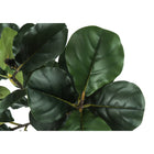 Monarch Specialties 47" Artificial Indoor Fiddle Tree - Floor - Black Pot-5 year limited warranty against manufacturer's defects