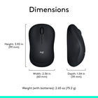 Logitech M185 Wireless Mouse - Black-9