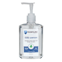 Frontline Protection 75% Ethyl Alcohol Hand Sanitizer with Aloe Pump Bottle - 250ml - 6 Pack-Contains 75% ethyl alcohol for effective killing of harmful bacteria and viruses